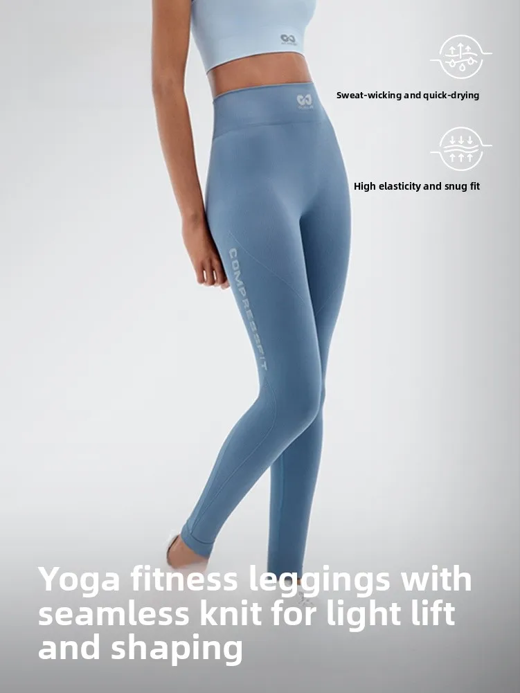 Golovejoy High-Waist Yoga Pants Women's Fitn Running Tight Pants Qui-Dry Profional Outdoor Wear Base Layer Pants