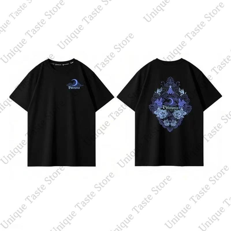 Anime BanG Dream T Shirt ‌Ave Mujica Oblivionis Same Print T-shirt Harajuku Fashion High Quality Cotton Short Sleeve Tee TopS