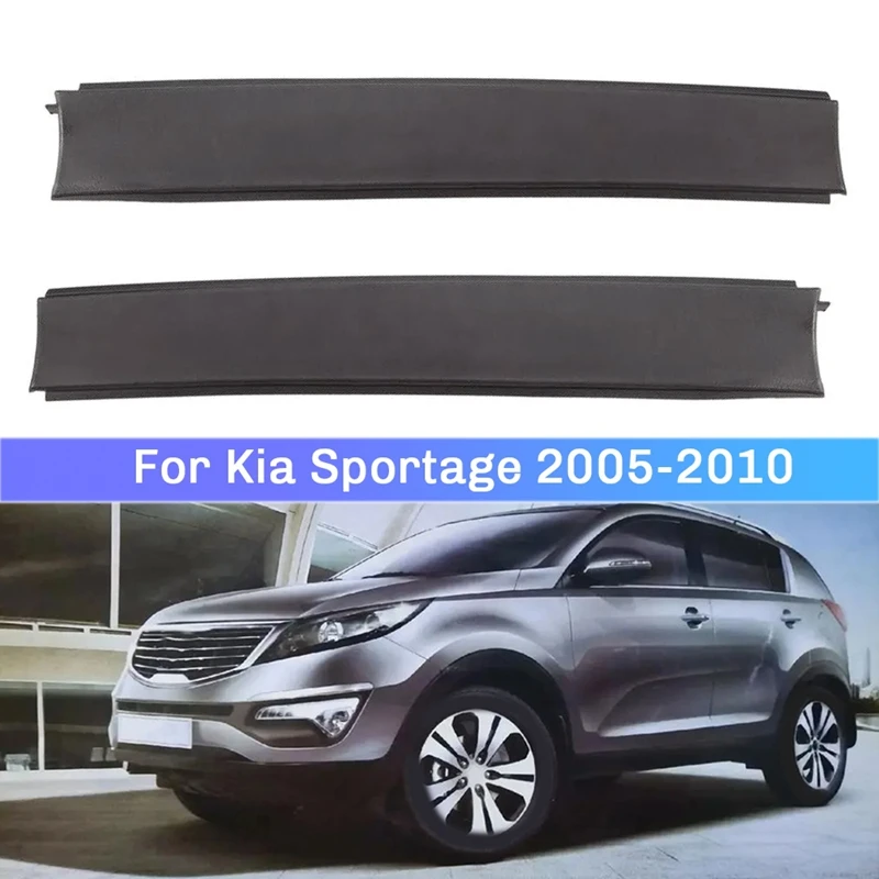 1Pair Car Roof Water Strip Cover Front Cover Plate Of Luggage Rack For Kia Sportage 2005-2010 872101F001 872201F001