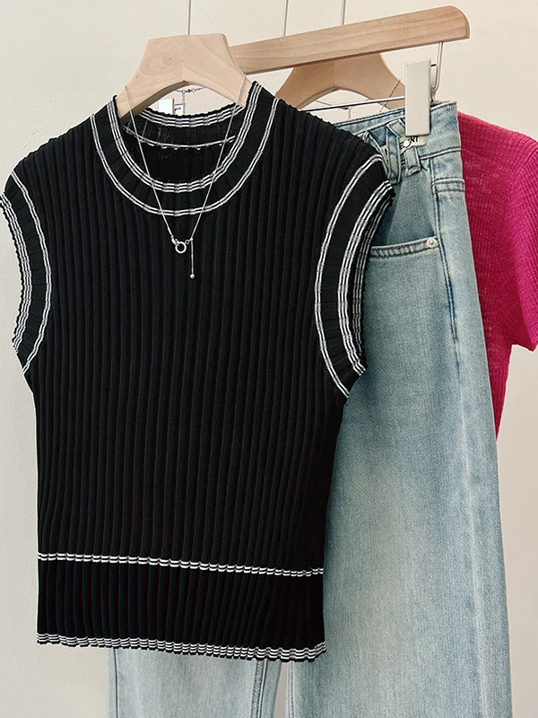 เสื้อยืดไหมน้ำแข็งทรงเข้ารูปสำหรับผู้หญิง รุ่นใหม่ล่าสุดสำหรับฤดูร้อน สีสันทันสมัย คอกลม แขนสั้น