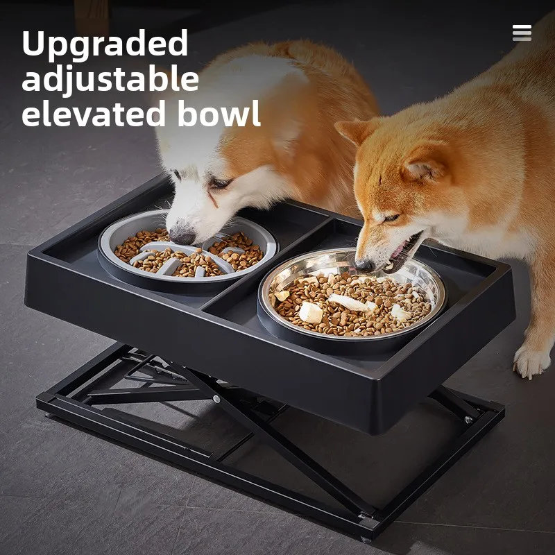 

Slow Feeder Dog Bowl, Non-Slip Anti-Gulping Pet Food Dish for Medium Large Dogs, Indented Maze Design Bloat Prevention