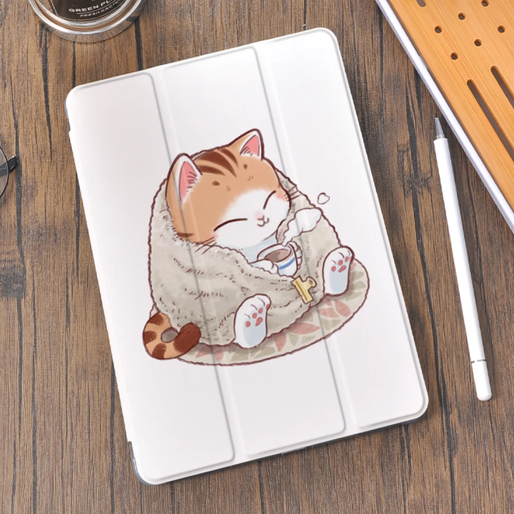 Cute Cats Tablets 10.2 Protactive Cover for Apple iPad 10th Generation Case Pro 13 inch Case 2024 Air 3 Mini 6 Pro 11 Case 2024