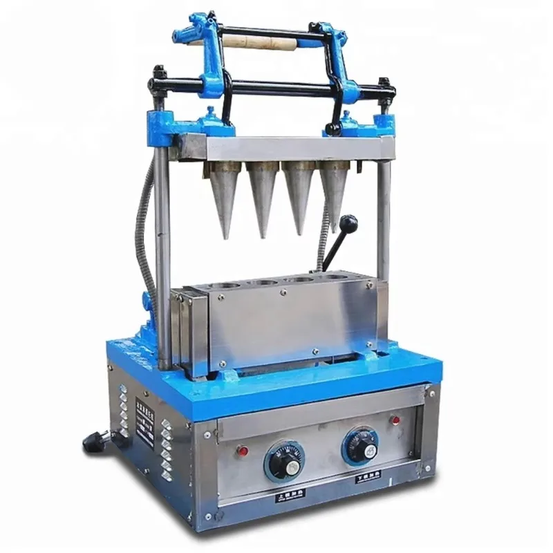 2  4  6 12 24 32 48  60 Heads  Ice Cream Cone Making Machine Automatic Ice Cream Cone Baker Machine Customized
