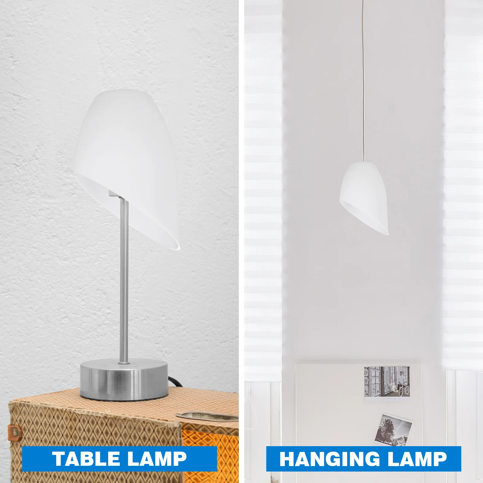 

5Pcs Horseshoe Lamp Shade Decorative Plastic Lamp Cover for Bedroom Office Living Room Lighting Lamp-Chimney Light Shade