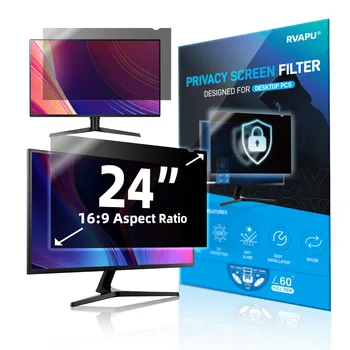 Für Computer 24 Zoll 16:9 Breitbild-Monitor Sichtschutzfilter Abnehmbarer PC Anti-Spionage-Peep-Glare Augenkratzschutzfilm