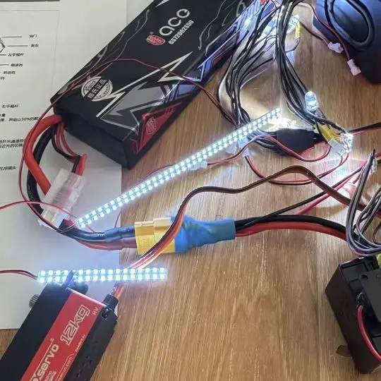 

LED Roof Spotlight Ceiling Light for 1/14 Tamiya RC Dump Truck SCANIA 770S 4X2 56379 Car Accessories