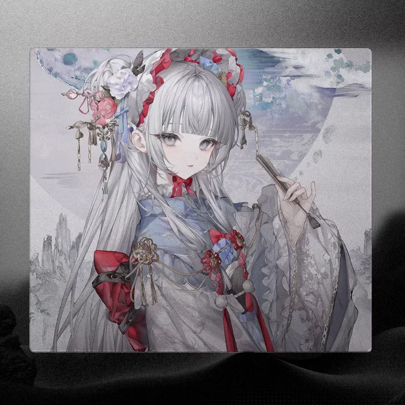 ATOM 5.0 Upgraded Micro-Etched Tempered Glass Mouse Pad Esports FPS Gaming Desk Mat Non-Photovoltaic Glass