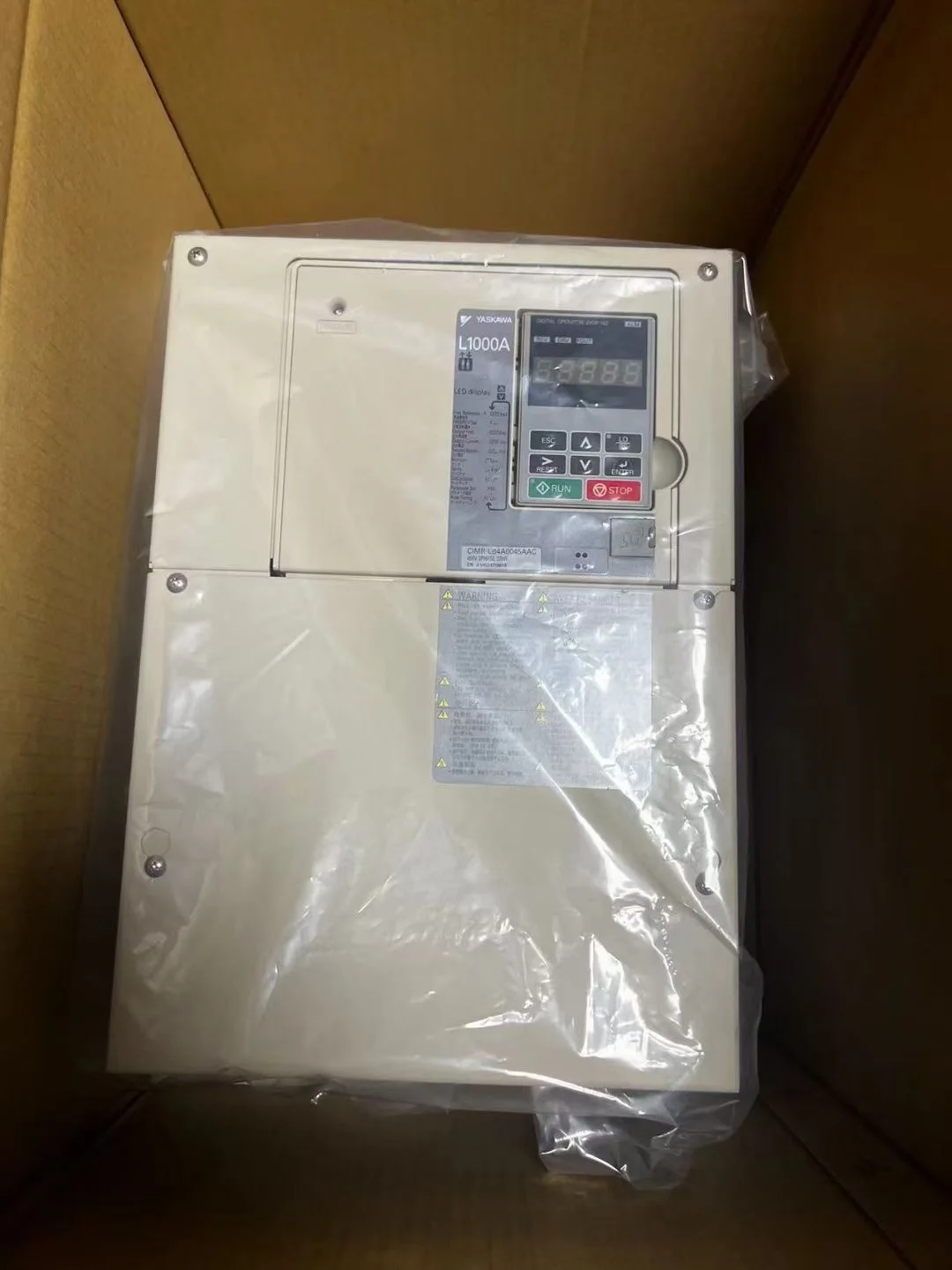 Elevator Accessories Yaskawa L1000A Frequency Converter CIMR-LB4A0045AAC 22KW Physical Photos In Stock