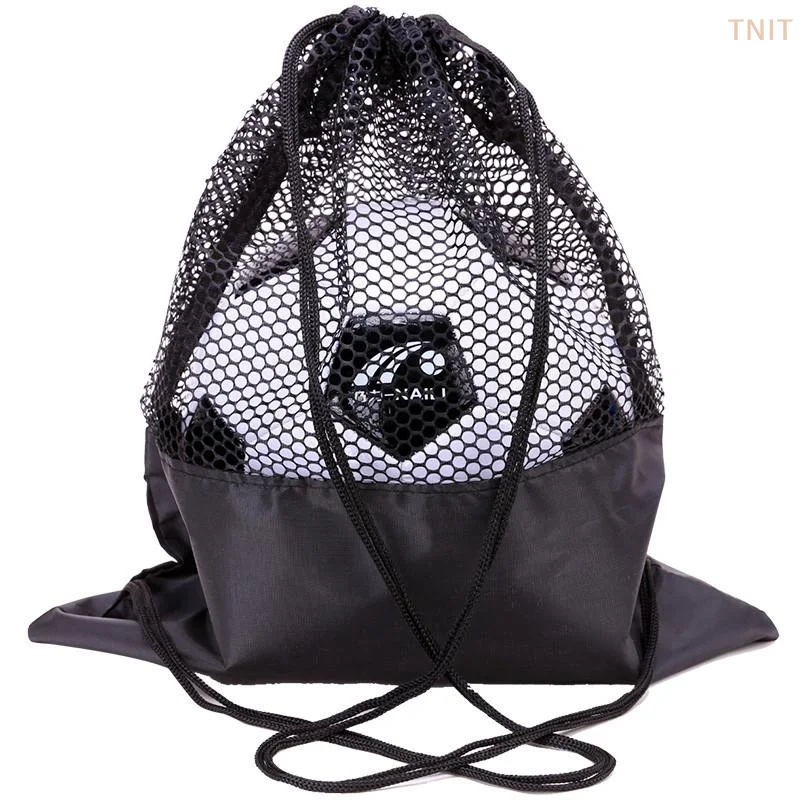 [J] Mesh Bag Portable Football Storage Backpack Outdoor Basketball Volleyball Multifunctional Storage Bags