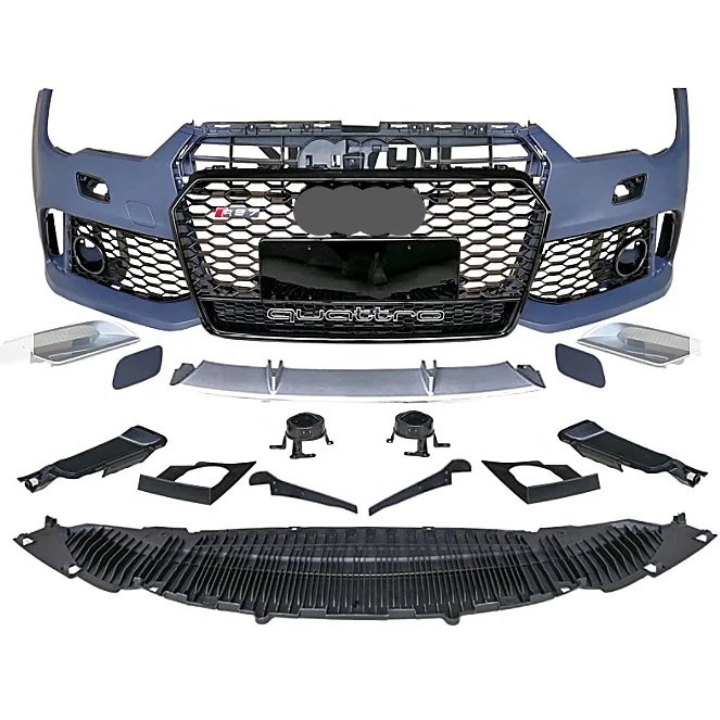 

A7 Front Bumper Upgraded to RS7 Front Bumper Body Kits for Audi A7 2016-2018 Body Kit Upgrade Audi A7 RS7 Car Bumpers