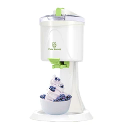 1L Desktop Ice Cream Machine Household Automatic Hard Cone Ice Cream Machine Large Capacity DIY Fruit Ice Cream Maker
