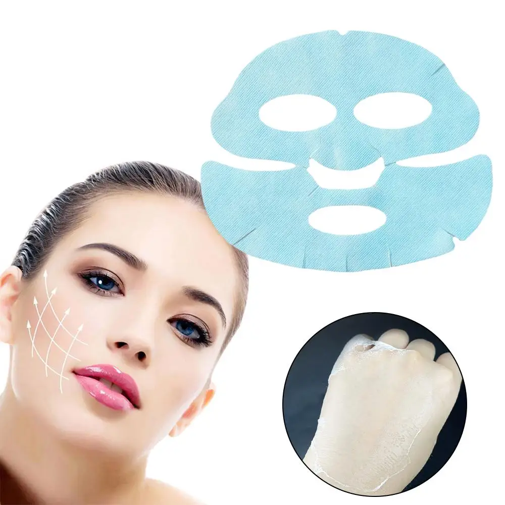 Collagen Film Paper Soluble Facial Mask Cloth Soluble Paper Water Film Full Face In Collagen Face Cloth Film For Skin Care M1Y8