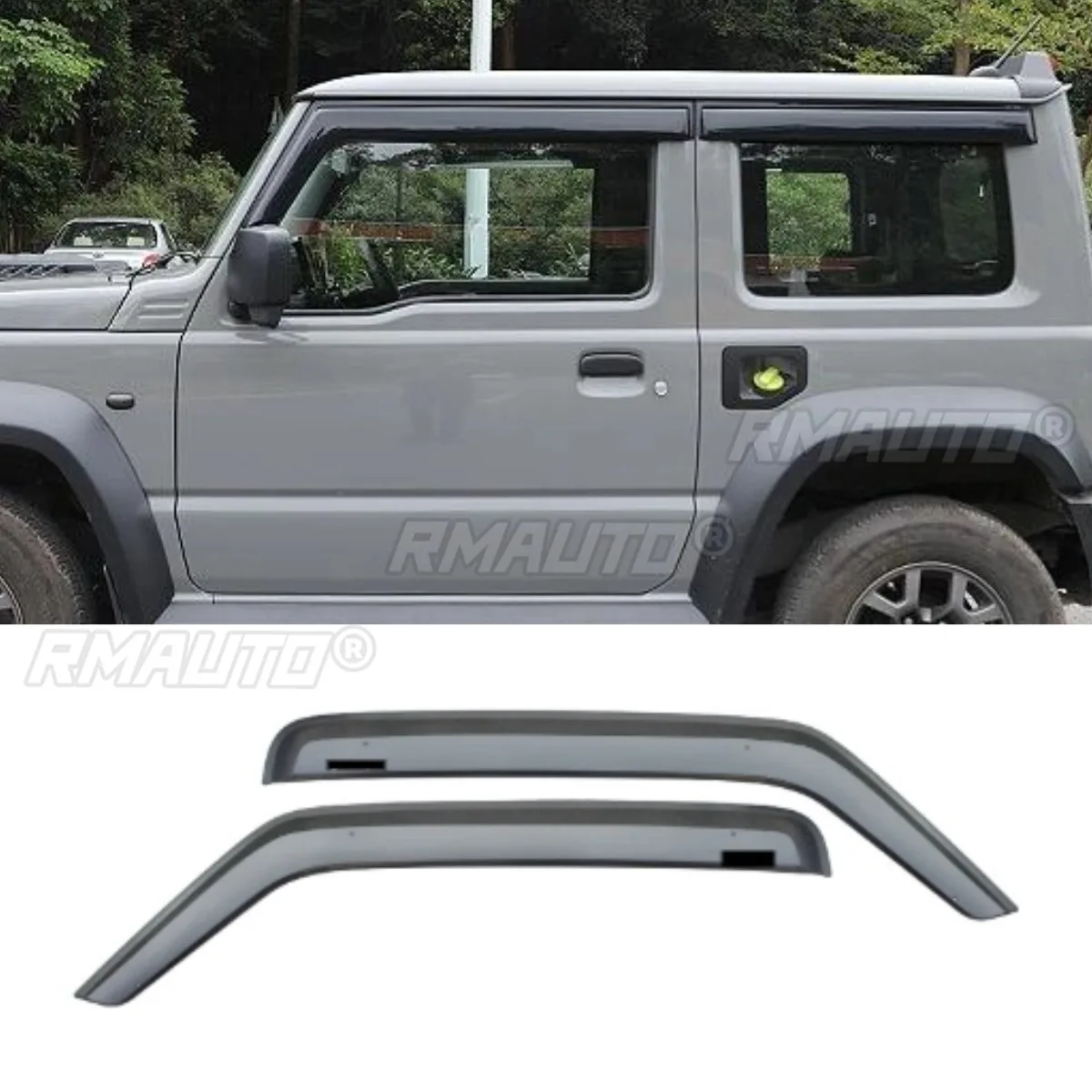 

Side Window Deflector For Suzuki Jimny 2021+ Sun Rain Guards Window Visor Weather Shield