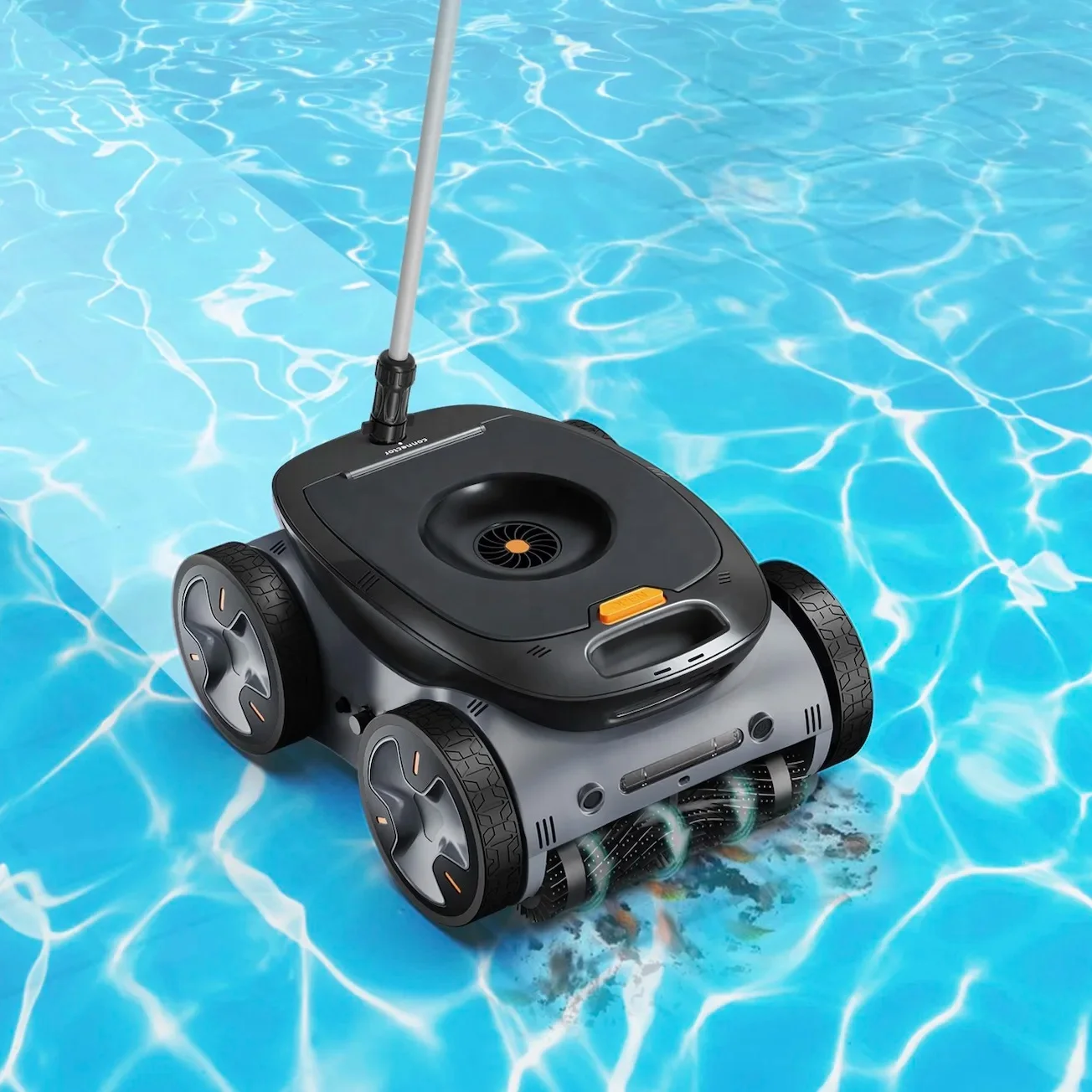 

Cordless Automatic Pool Cleaner Wireless Remote Control Swimming Pool Robot Cleaner Vacuum With Accessories