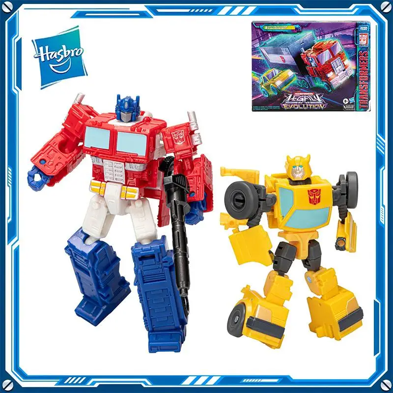 

In Stock Original TAKARA TOMY Transformers OPTIMUS PRIME BUMBLEBEE PVC Anime Figure Action Figures Model Toys