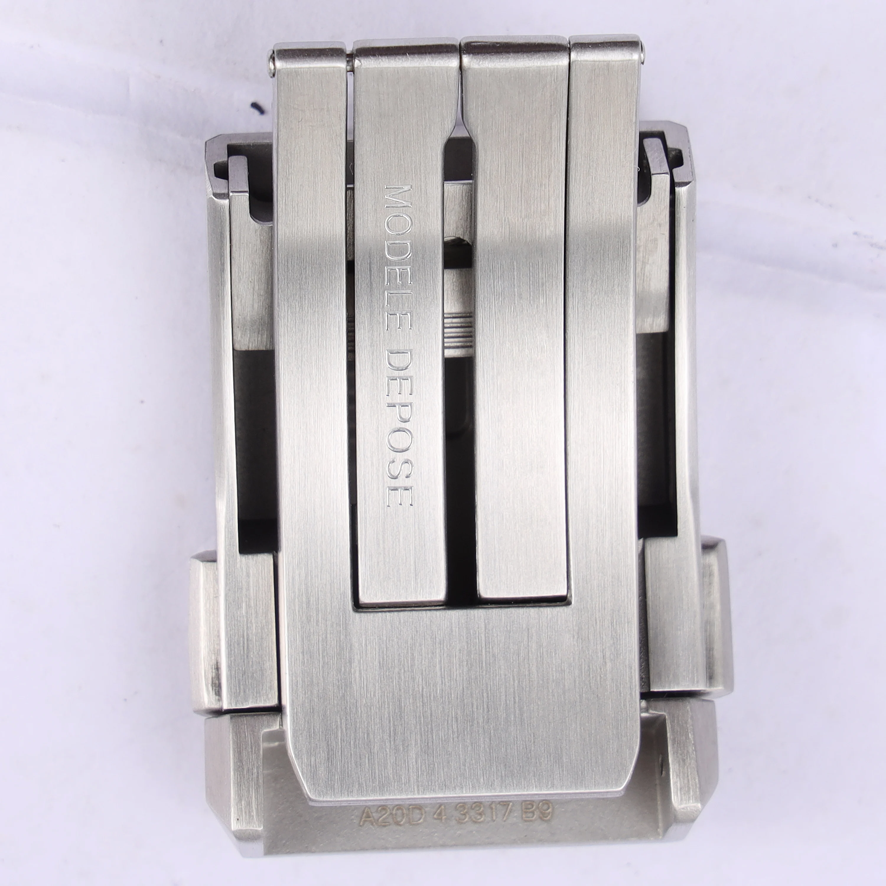 Super Quality 316L Stainess Steel Slider Adjustable Buckle For Breitling Watchband 20mm Double Click Clasp Strap Wing Fold Clasp
