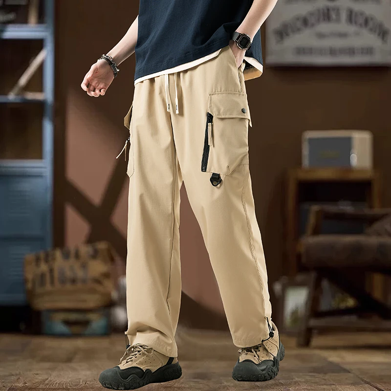 

Men's Outdoor Fitness Running Fashionable Cool Comfortable Seamless Breathable High-quality Men's Straight Leg Pants