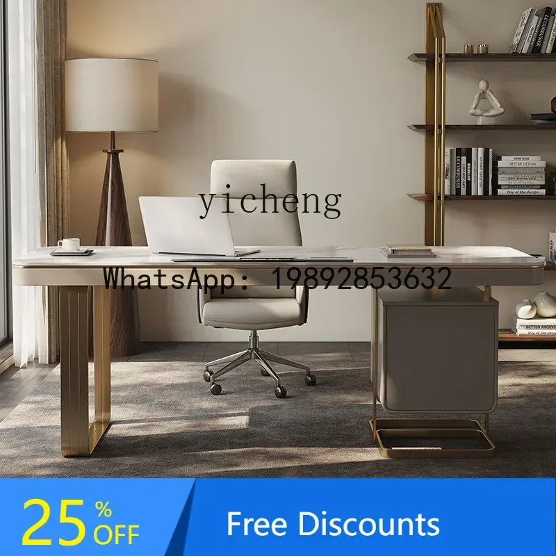 

F1 Modern Desk Study New Pearl Slate Computer Desk Italian Office Desk