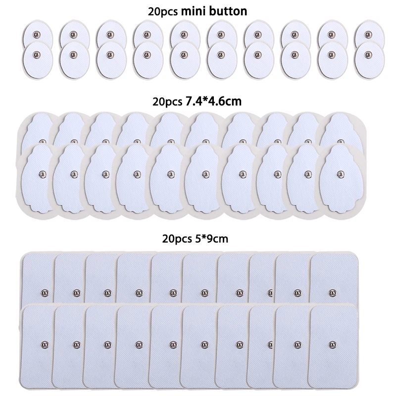 Reusable Self Adhesive Gel Electrode Pad For Electric Tens Acupuncture Therapy Machine Muscle Stimulator Body Massager