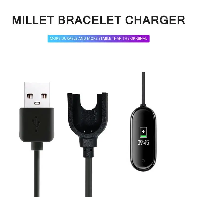 Charger Wire For Xiaomi Mi Band 5 4 3 2 Smart Wristband bracelet For Mi band 5 Charging cable Miband 4 3 USB Charger Cable