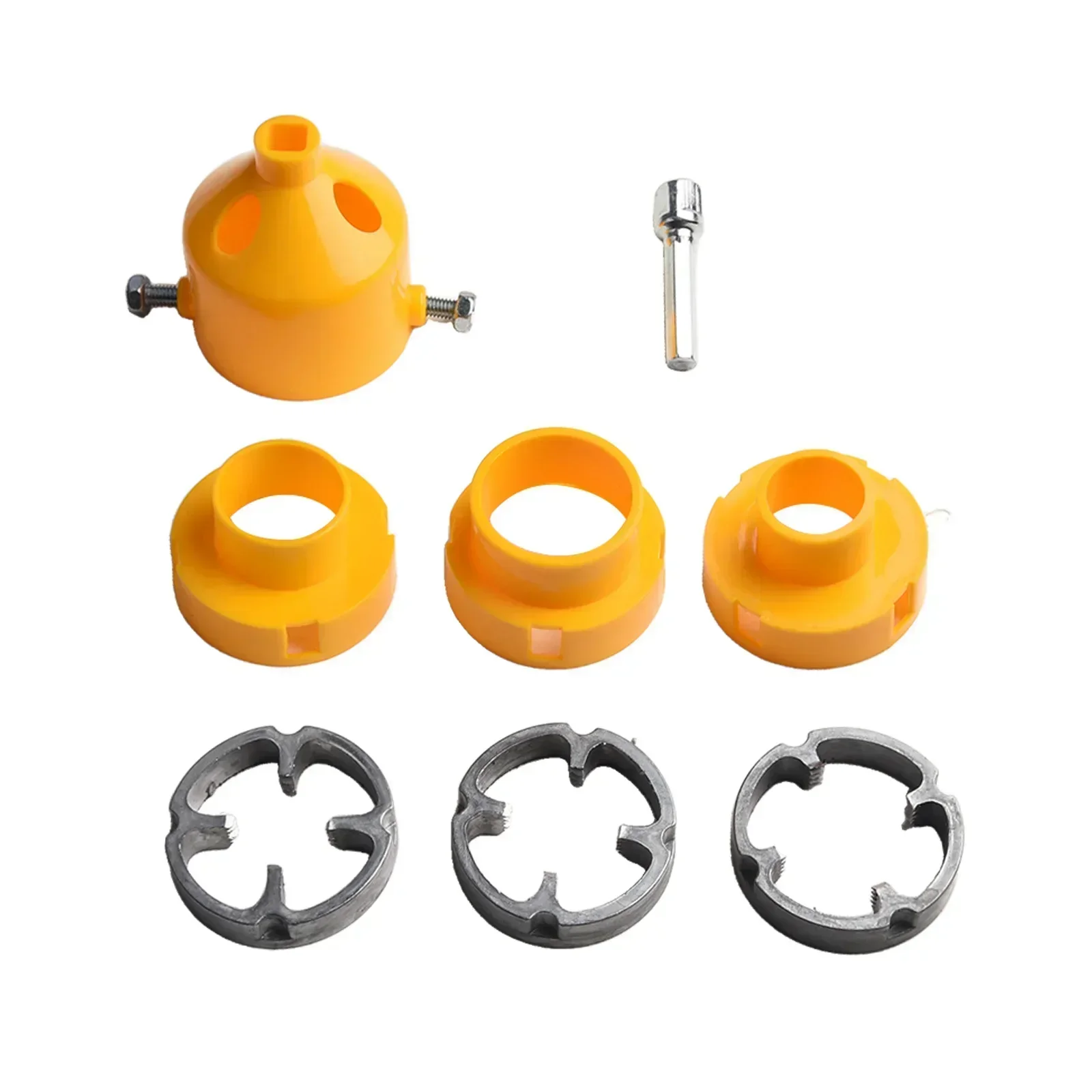 

PVC Pipe Threader Kit With 1/2" 3/4" 1/4"Plastic PVC Thread Maker Tool Plastic Pipe Tap Die Set For Electric Drill Tool Parts