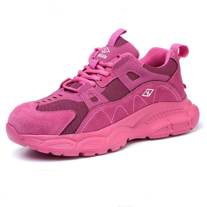 

Cross Border Labor Protection Shoes Women Anti Smashing Anti Piercing Four Season Steel Toe Cap Men's Safety Protection Shoes