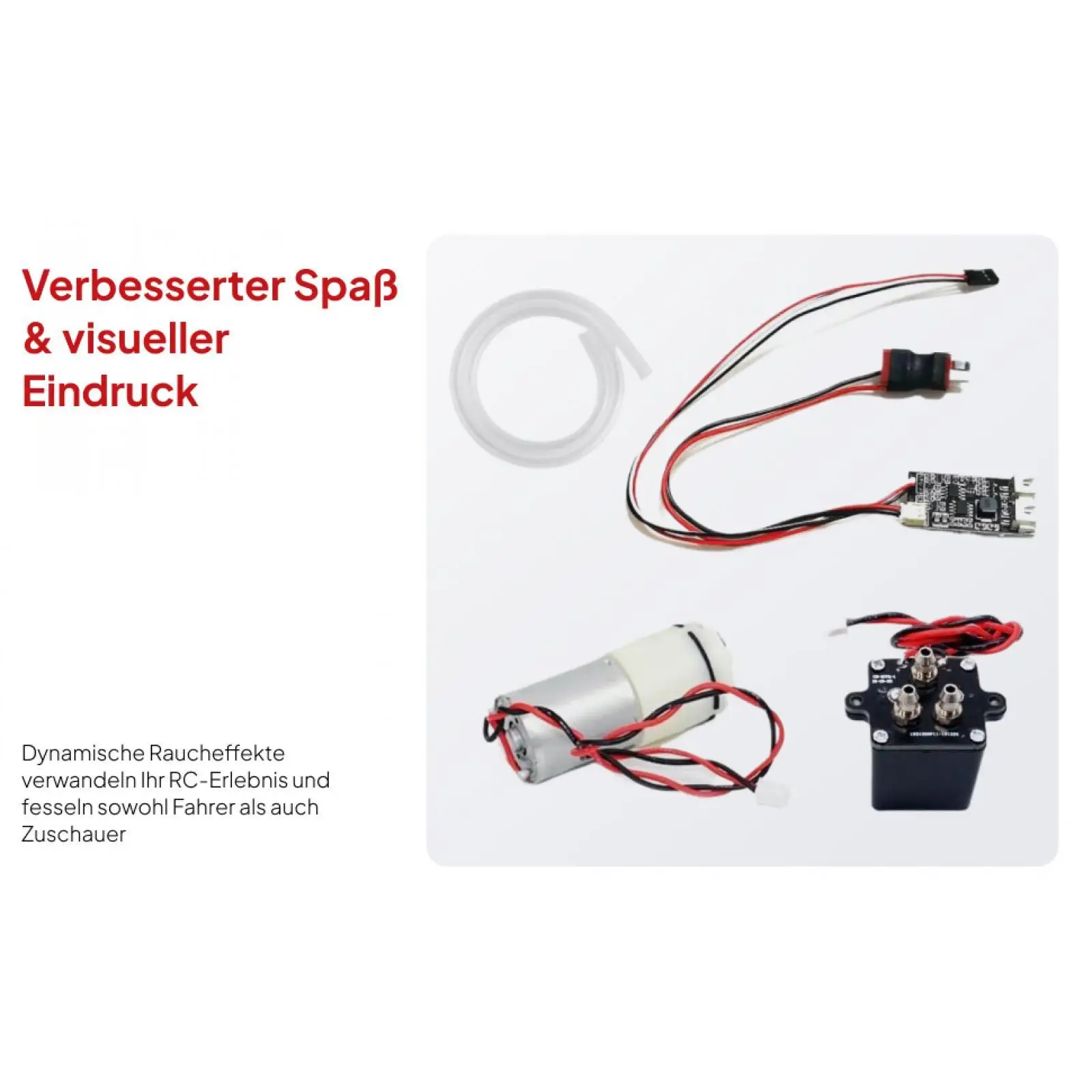 

Smoke Smulation для осевого гусеничного автомобиля RC SCX10 III, аксессуары для обновления