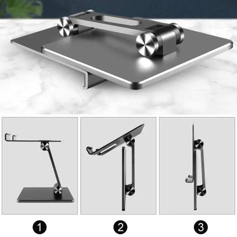 Suporte dobrável para tablet 652F Suporte dobrável para notebook oco para 13-17 polegadas