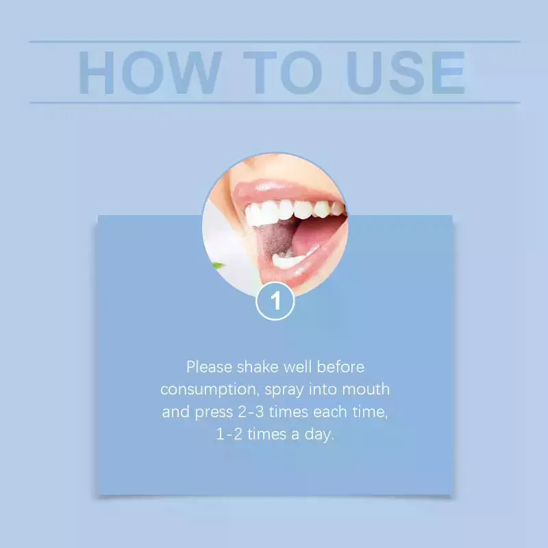 Oralhoe 50ml Moisturizing Oral Spray Refreshing Mouth Remove Odor Relieve Dryness Mint Flavor Lasting Fragrance Oral Care Spray