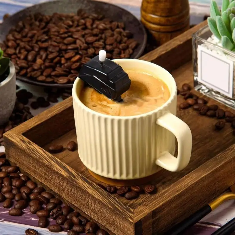 Coffee Stirrer With Stainless Steel Clip Propeller Penetrates Deeply Mixing Boat Motor Coffee Stirrer Mug Attach Coffee Mixer