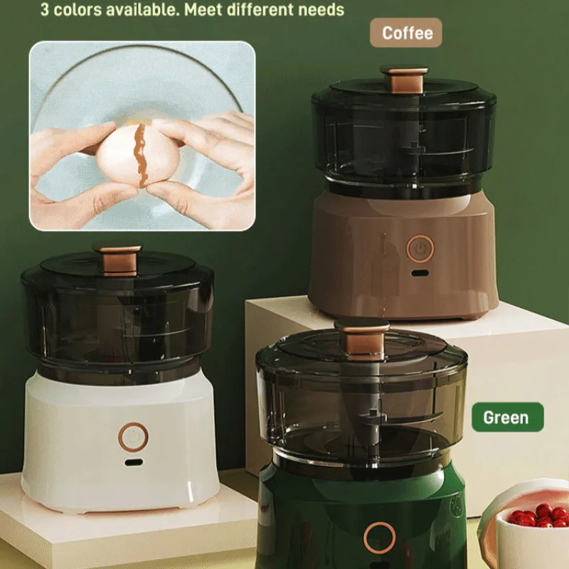 Household kitchen wireless large capacity electric meat grinder USB charging multifunctional garlic