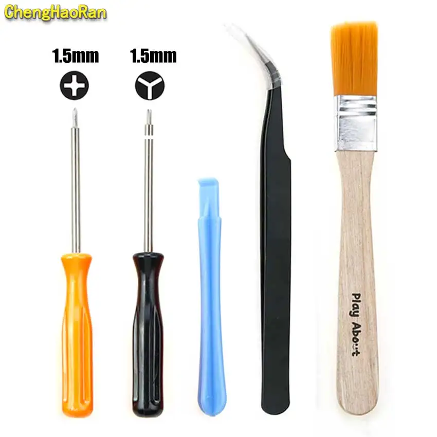 1.5mm Tri-Wing Phillips Screwdriver Crowbar Tweezers Screw Driver For Switch Wii GBA SP NDS NDSL NDSi New 3DS LL XL Repair Tool