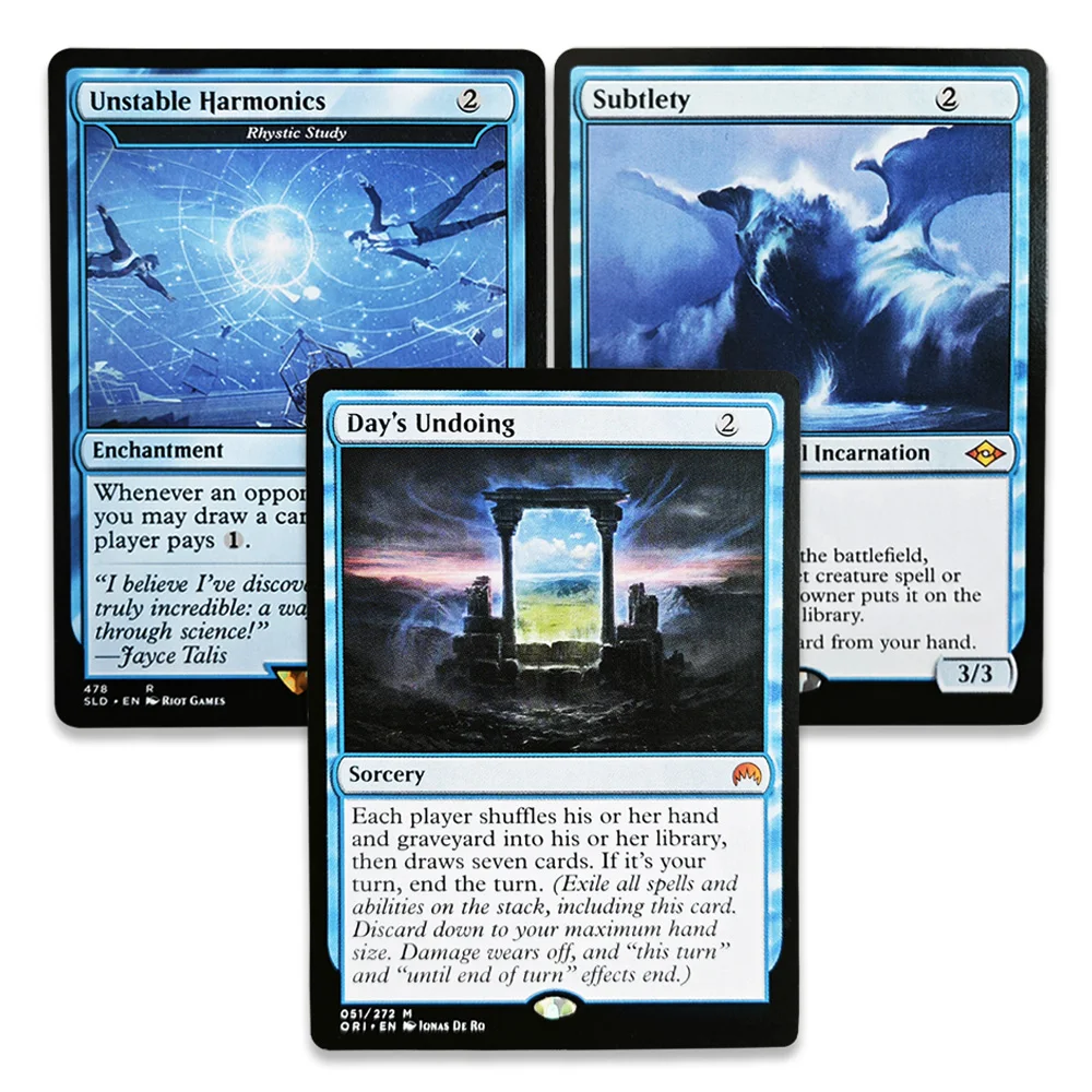 Cartes de jeu TCG Rares et Exclusives Holo Magiques - Harmonies Instables/Subtilité/Le Retour du Jour - Jouets, Loisirs, Cadeaux pour Garçons