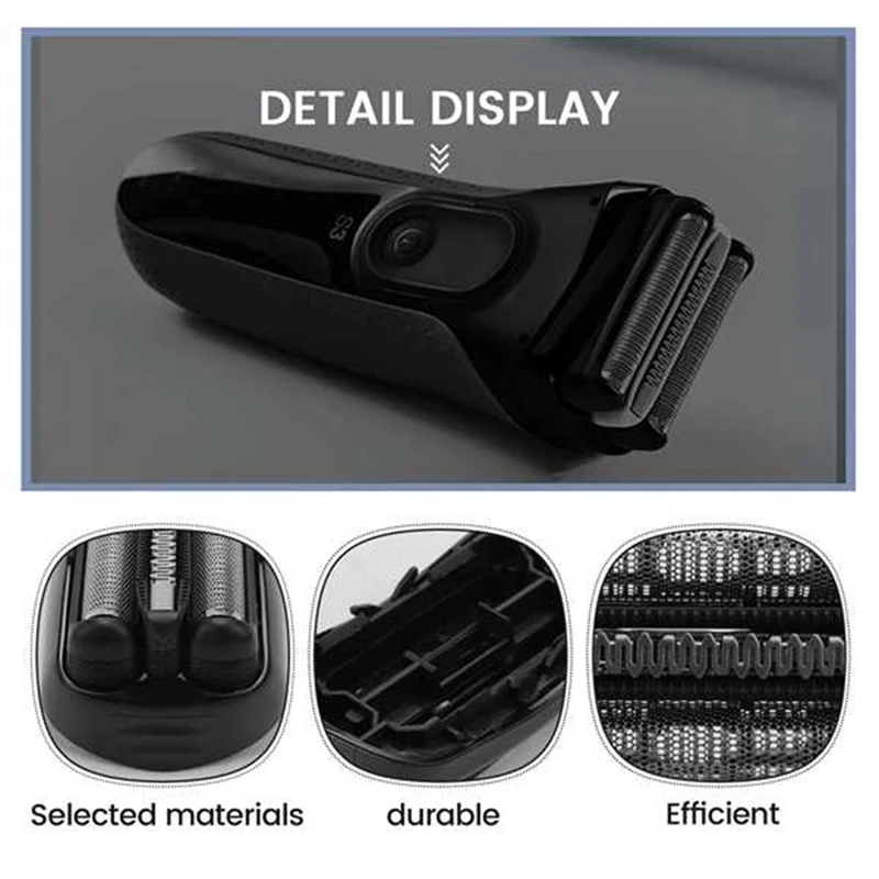 시리즈 3 전기 면도기용 21B 교체용 면도기 헤드 301S,310S,320S,330S,340S,360S,3010S,3020S,3030S,3040-ABPX