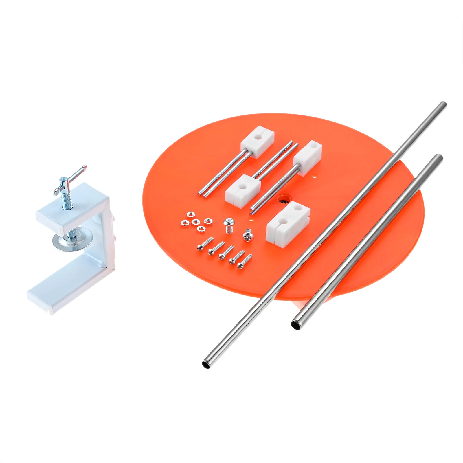 Flat Lockstitch Overlock Industrial Sewing Machine Bundling Tray Wrapping Strip Placer Roller Turntable with Bearing Disk 24.5cm