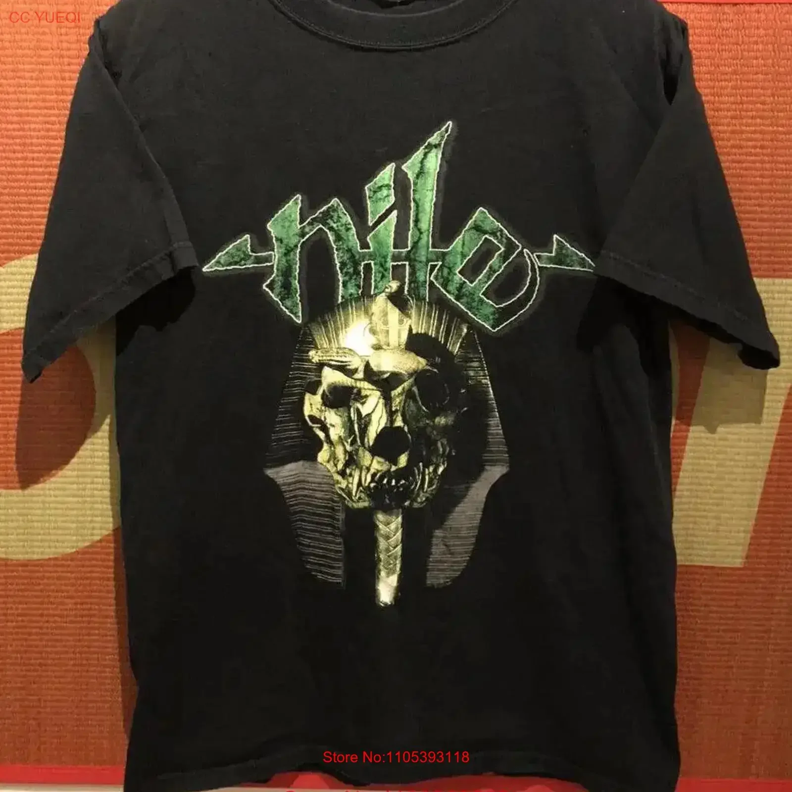 Vtg Nile Band Death Metal Black Size S 4XL T Shirt TT594 vintage Washed Casual Soft Slightly Comfortable streetwear Versatile