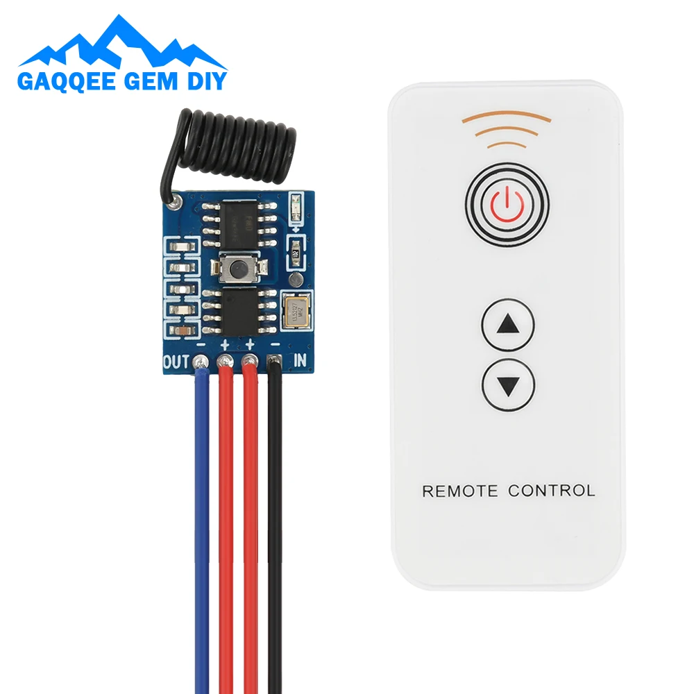 433MHz Wireless Remote Control Module Wireless Remote Switch LED Light Controller Blinking Brightness Adjustment Breathing Light