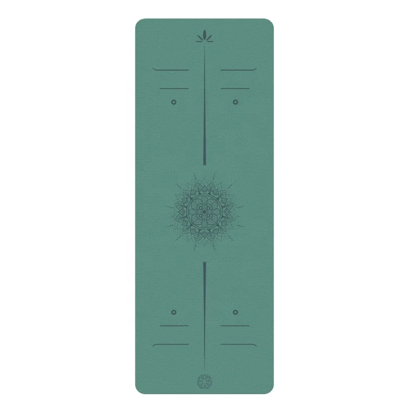 

Yoga Mat Heavy High-Density Natural Rubber Mat Solid Color-B Superior Grip Non-Slip Eco-Friendly Exercise Mat