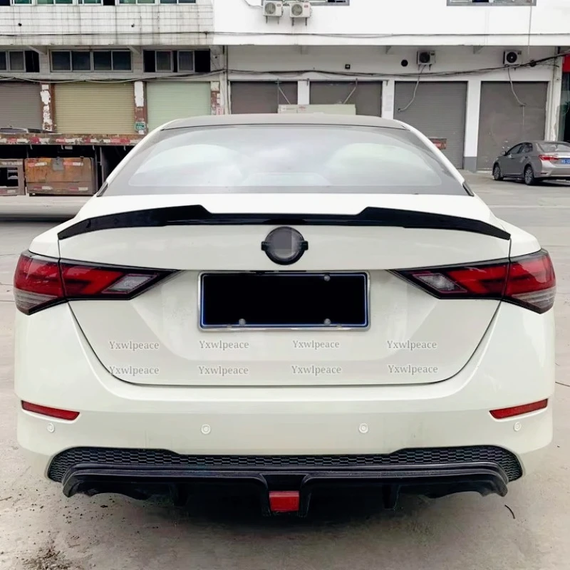 Alerón Trasero para Nissan Sentra SYLPHY 2020 2021 2022 2023 2024, de Plástico ABS, Color Imprimado, para la Parte Trasera del Vehículo