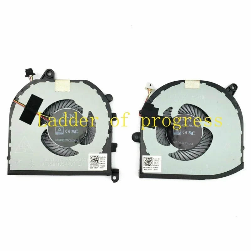 Genuine For DELL XPS 15 9570 7590 Precision 5530 P56F002 Laptop CPU GPU Cooling Fan