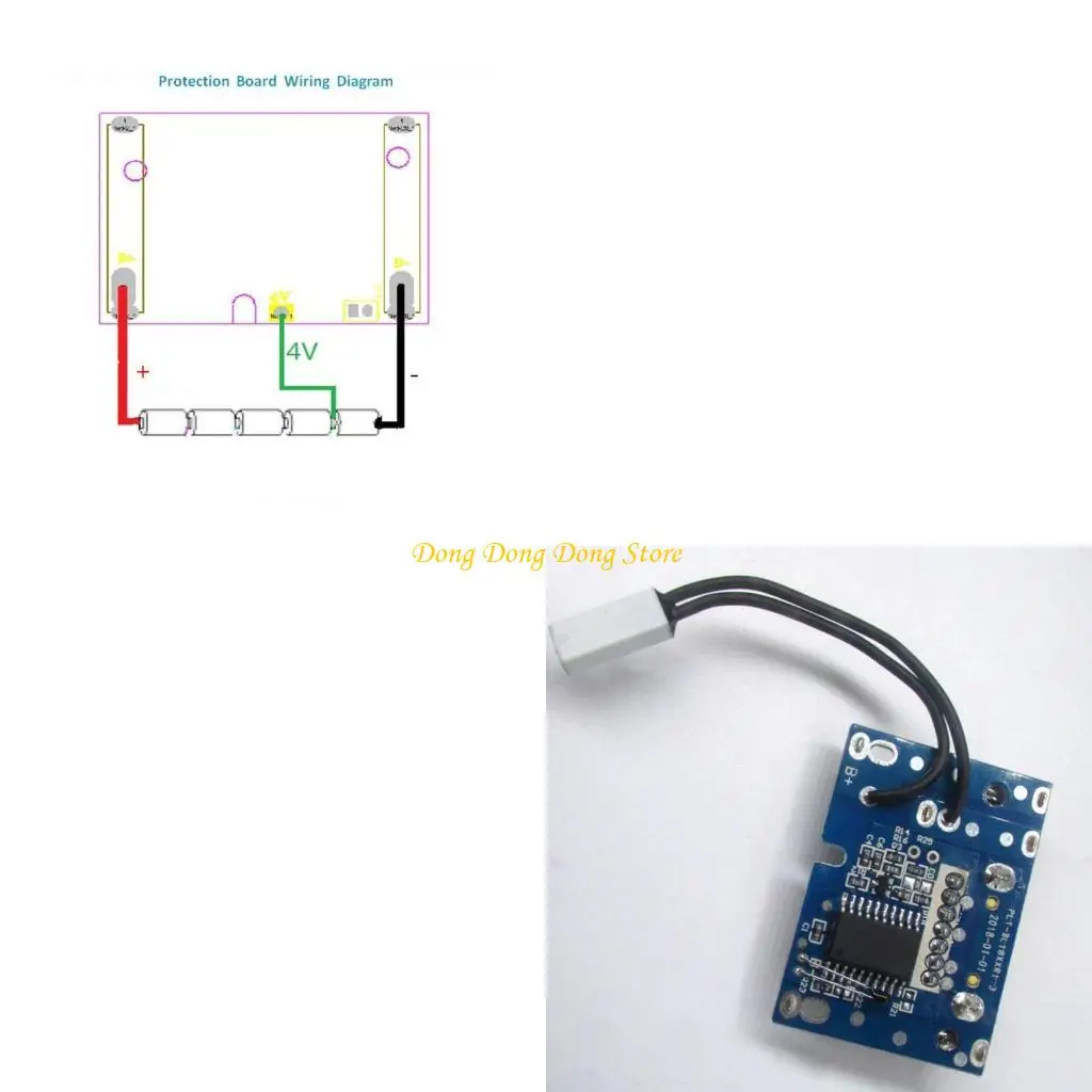 

Professional 18V Battery Chip PCB Board with Overcharge Overdischarge for Protec