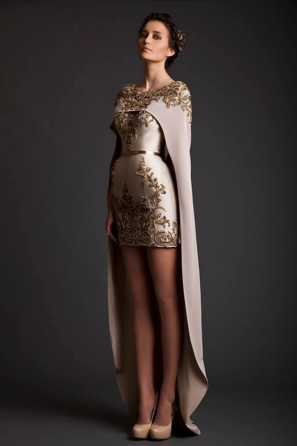 Krikor jabotian (spring summer 2019 couture) купить от 7 627,00 руб. Платья для особых случаев на 1rub.ru