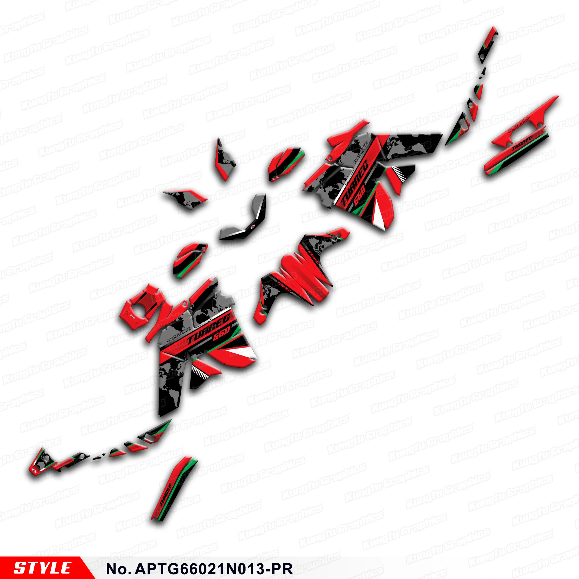 

JY RACING Индивидуальная мотоциклетная графическая пленка для Aprilia Tuareg 660 2021 2022 2023, восстановление, APTG66021N013-PR