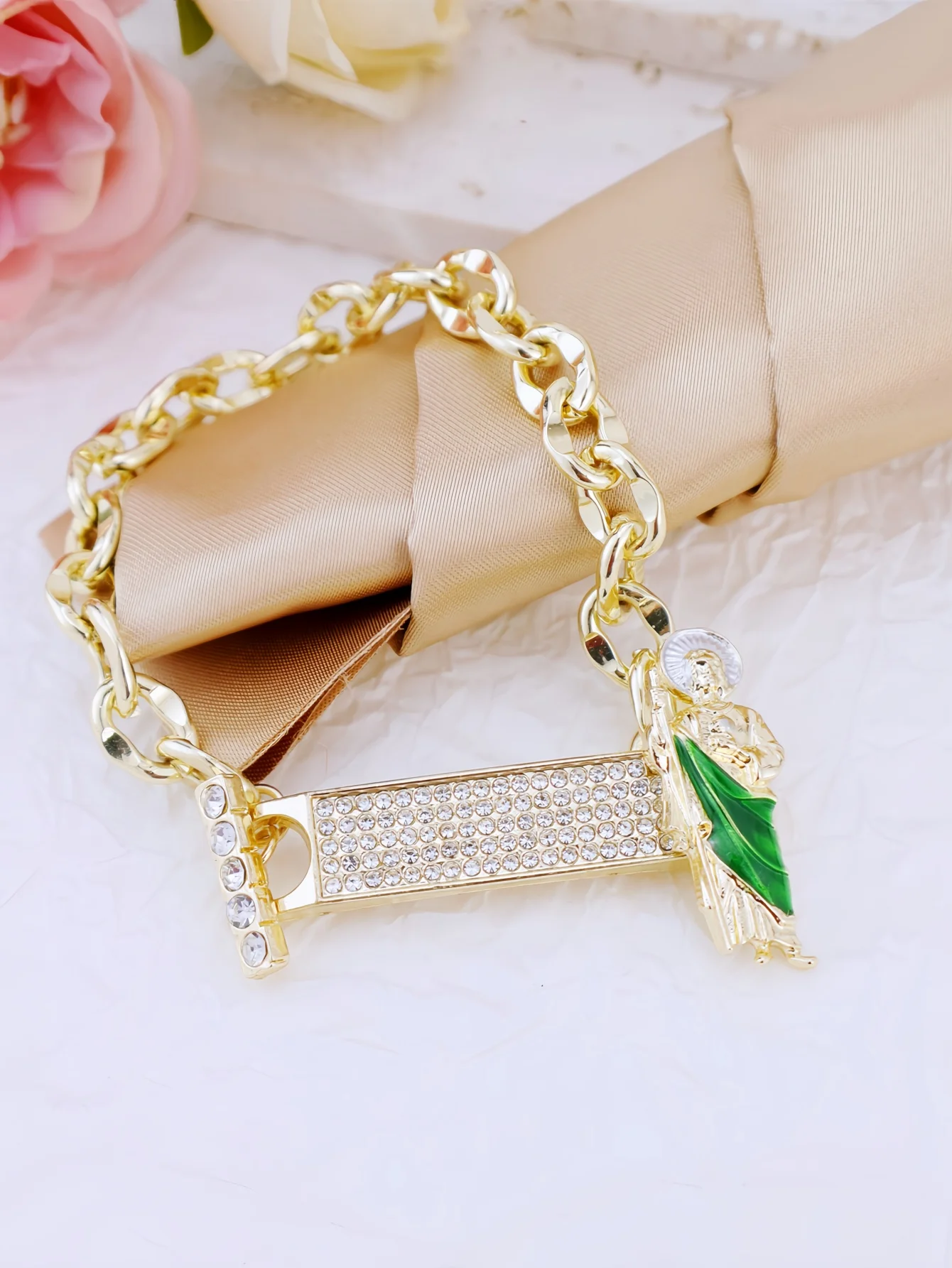 Fashion Simple St. Jude Bracelet Women\'s St. Judas Saint Jude Bracelet Religious Element Jewelry
