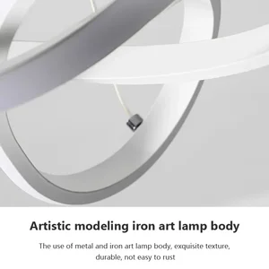 مصباح قلادة سقف LED من الشمال ، مصباح مدخل غرفة الطعام ، ضوء إضاءة بسيط ، شخصية إبداعية ، غرفة نوم وغرفة معيشة أفضل 8 ثريات معلقة للمبيعات - رقم 3