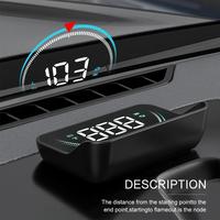 M3 HUD Obd2 Display On-board Computer Car Head-up display Windshield Big Font projection E-OBD and GPS Suitable for All Car B7Q6