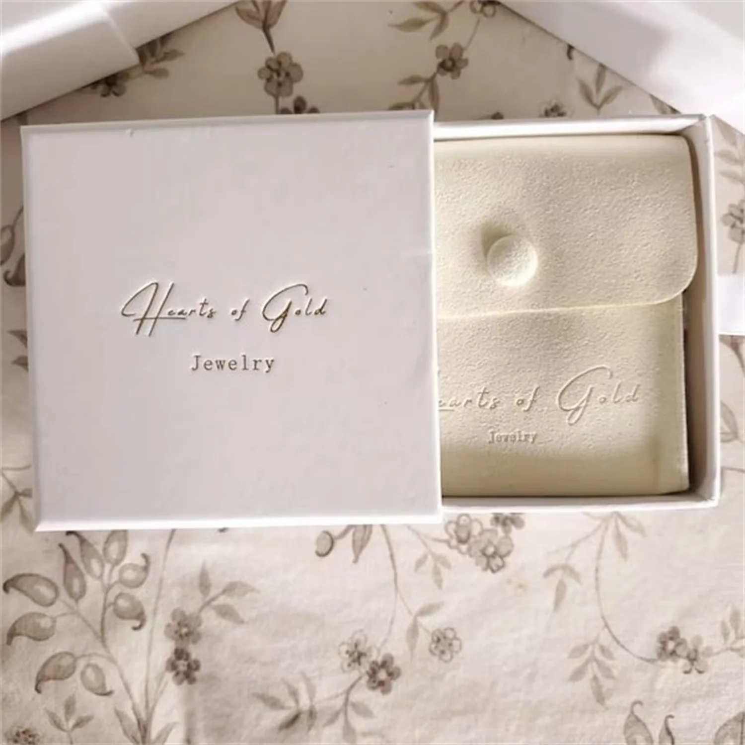 50pcs personalized deboss logo print microfiber jewelry pouch bags custom jewelry packaging pouch ring Brooch bags bulk style H