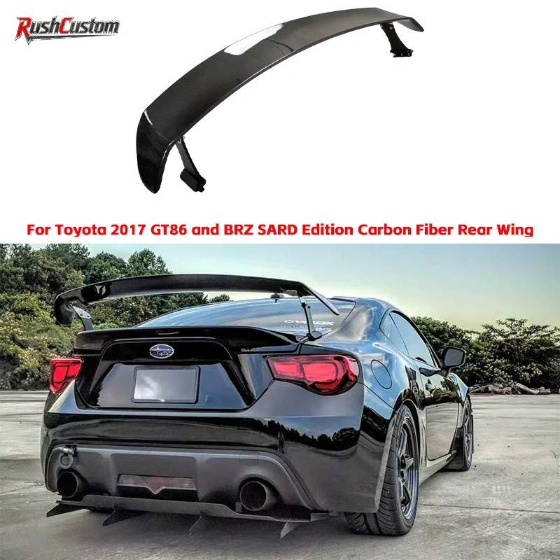 

For Toyota 2017 GT86 / BRZ SARD Edition Carbon Fiber Rear Wing and Rear Spoiler Body Kit