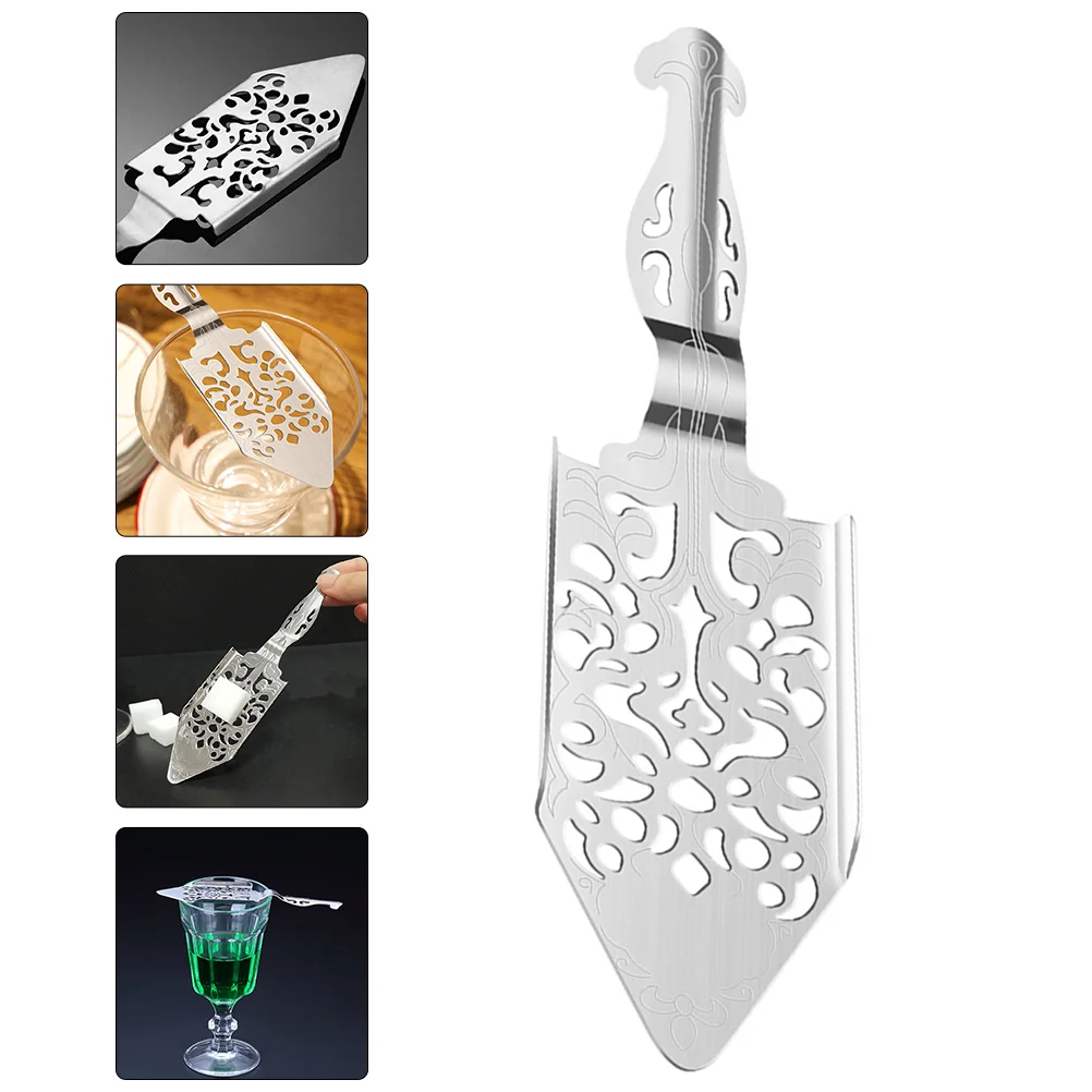 Absinthe Spoon Sugar Cubes Filter Stainless Spoons Dripper Wormwood Multifunction Household Steel Multi-function Supply