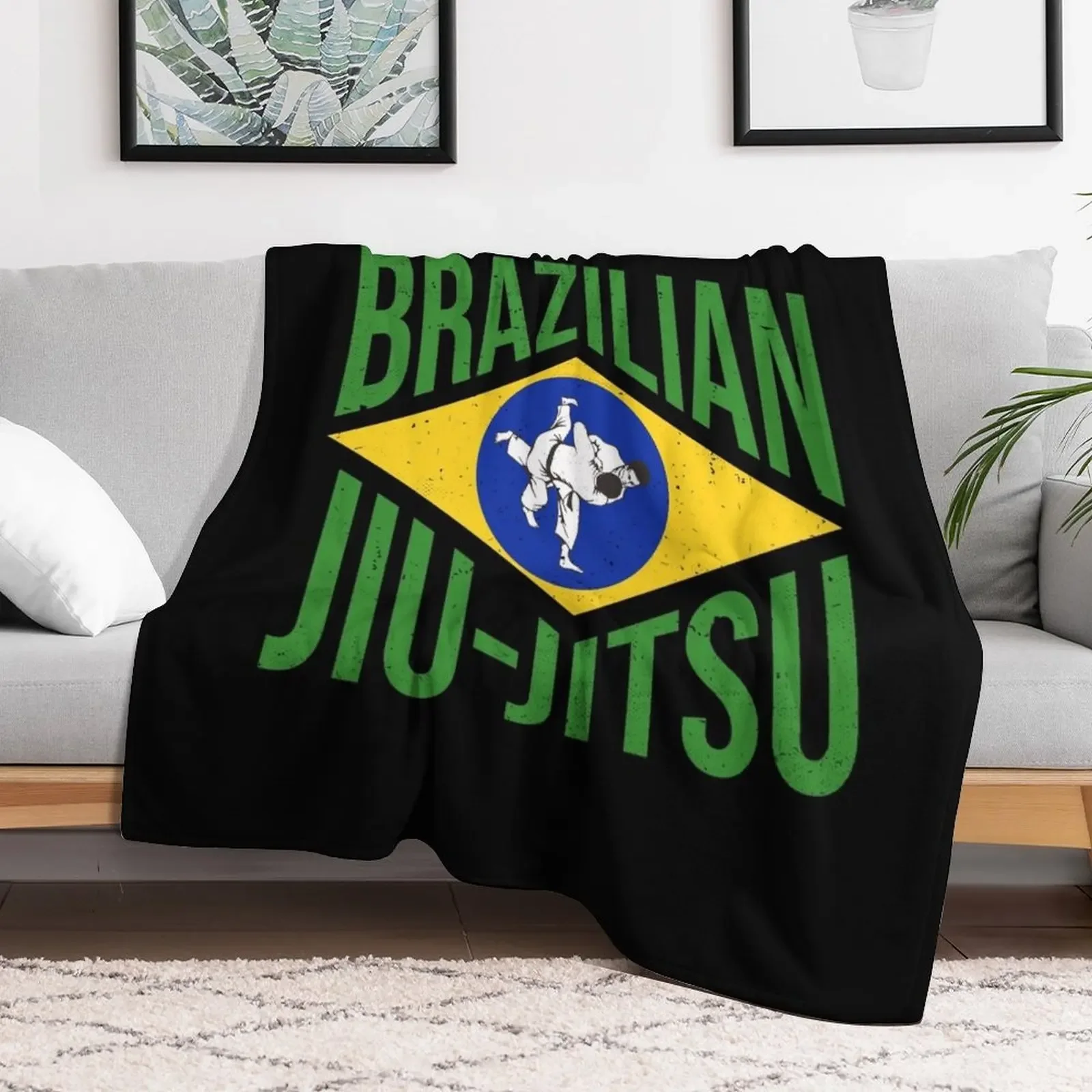 Brazilian Jiu-Jitsu BJJ - gift for martial arts lovers Throw Blanket for babies Luxury Soft Blankets